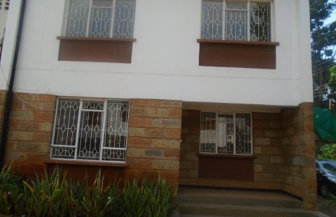4 BEDROOM MAISONETTE FOR RENT OFF DAVID OSIELI.